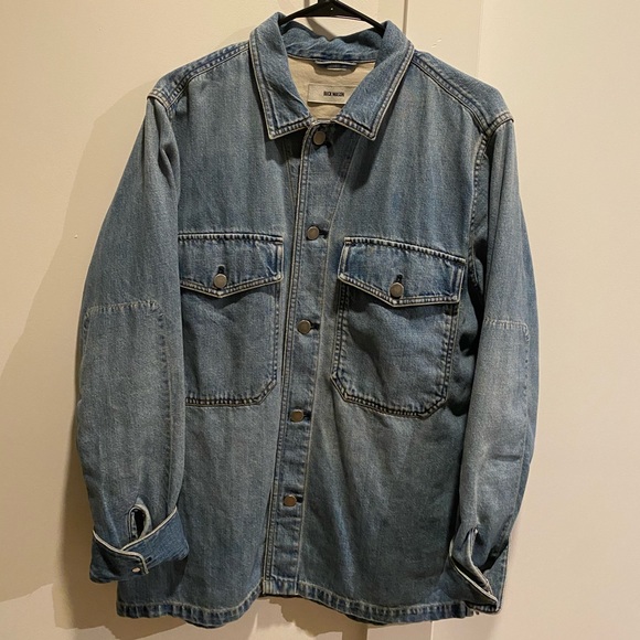 buck mason denim shirt